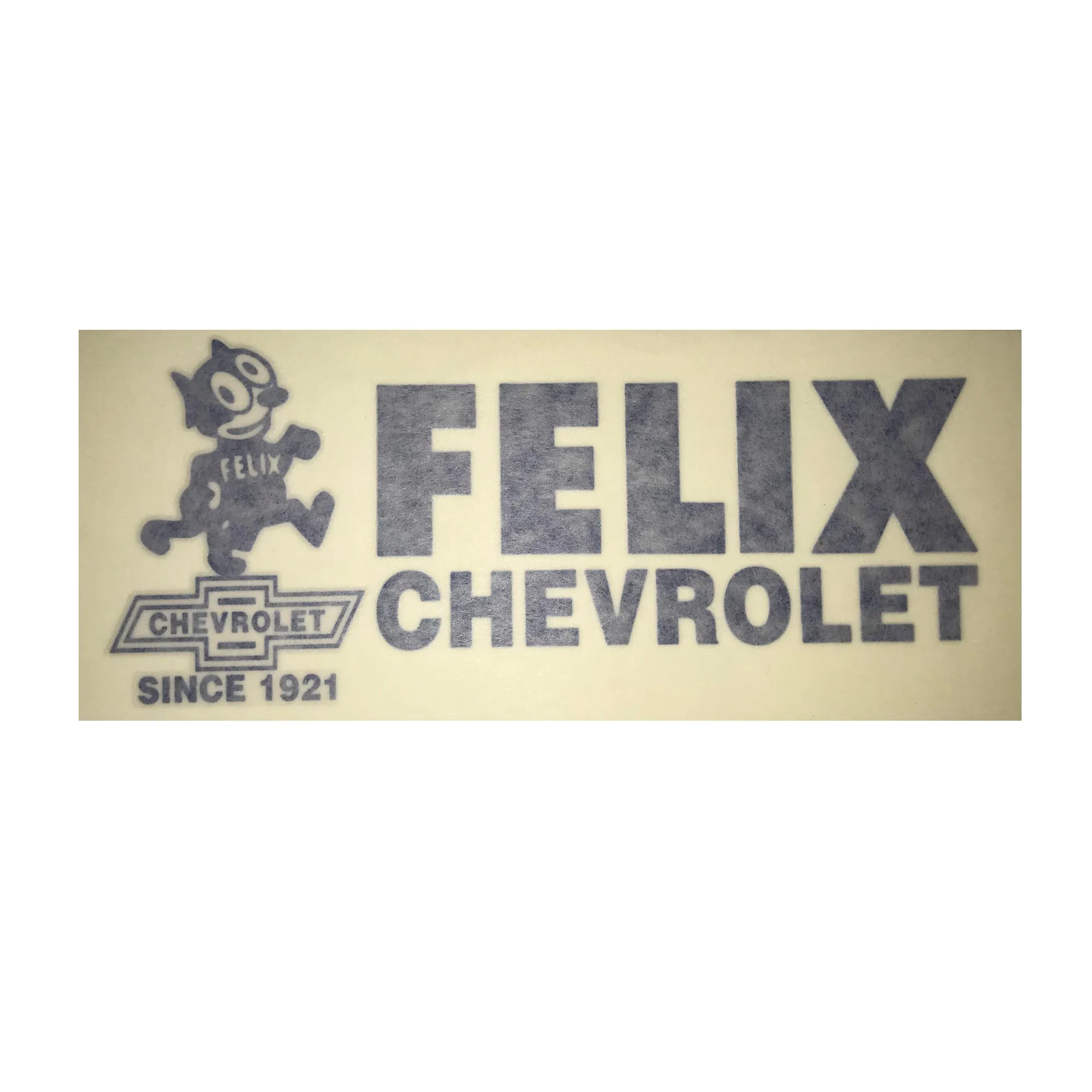 1925 Decal Sticker 6 X 2 Inches Waterproof