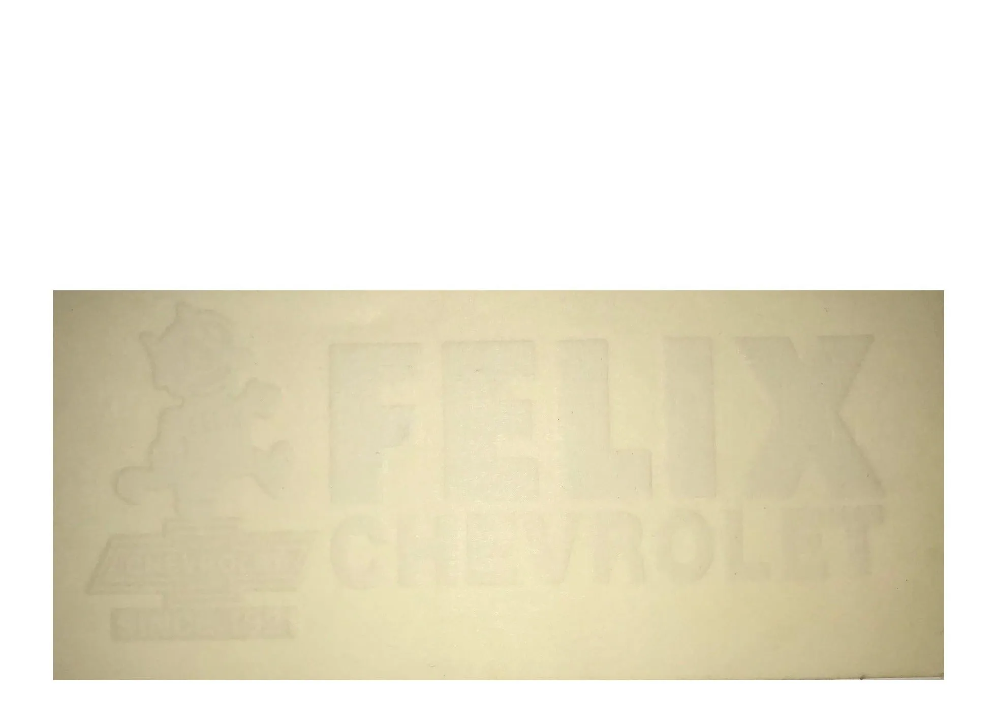 1925 Decal Sticker 6 X 2 Inches Waterproof