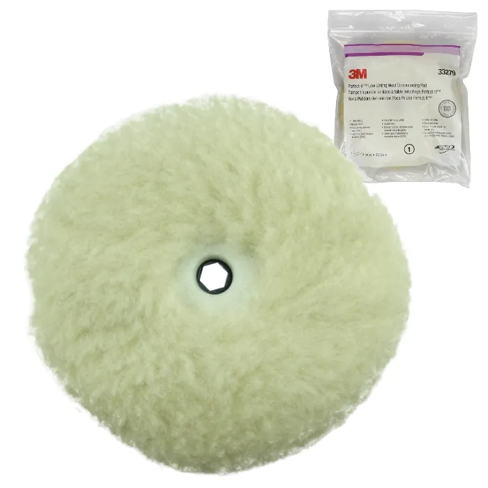 3M Low Lint Double Sided Wool Compounding Pad 9IN.