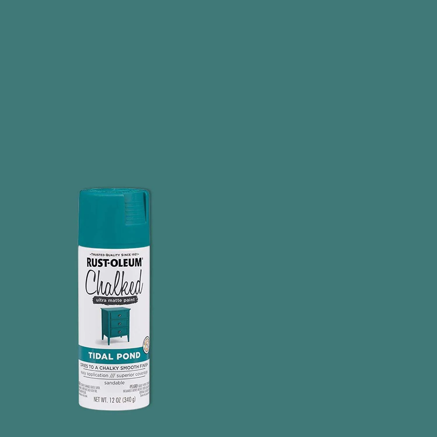6 cans - RUSTOLEUM CHALKED PAINT Ultra Matte Paint | TIDAL POND