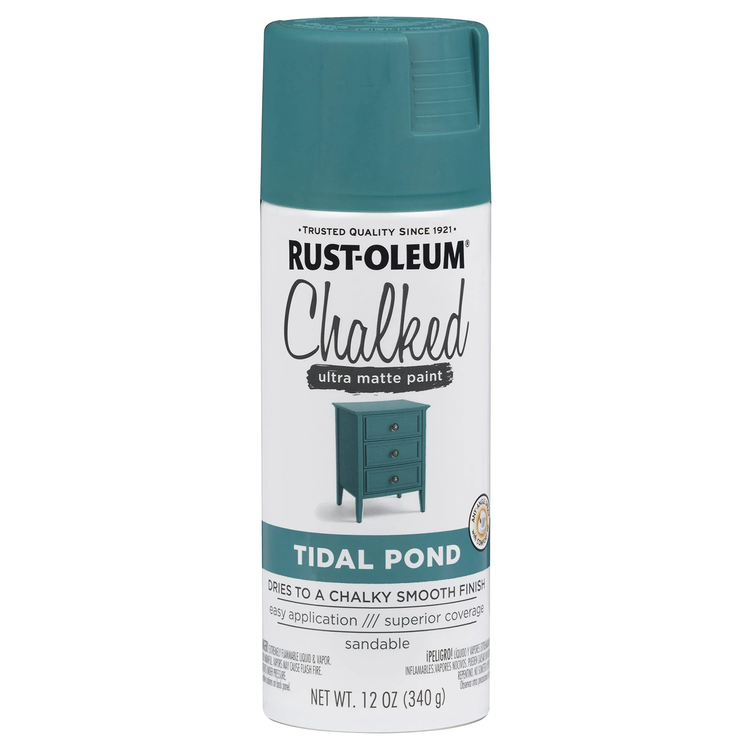 6 cans - RUSTOLEUM CHALKED PAINT Ultra Matte Paint | TIDAL POND