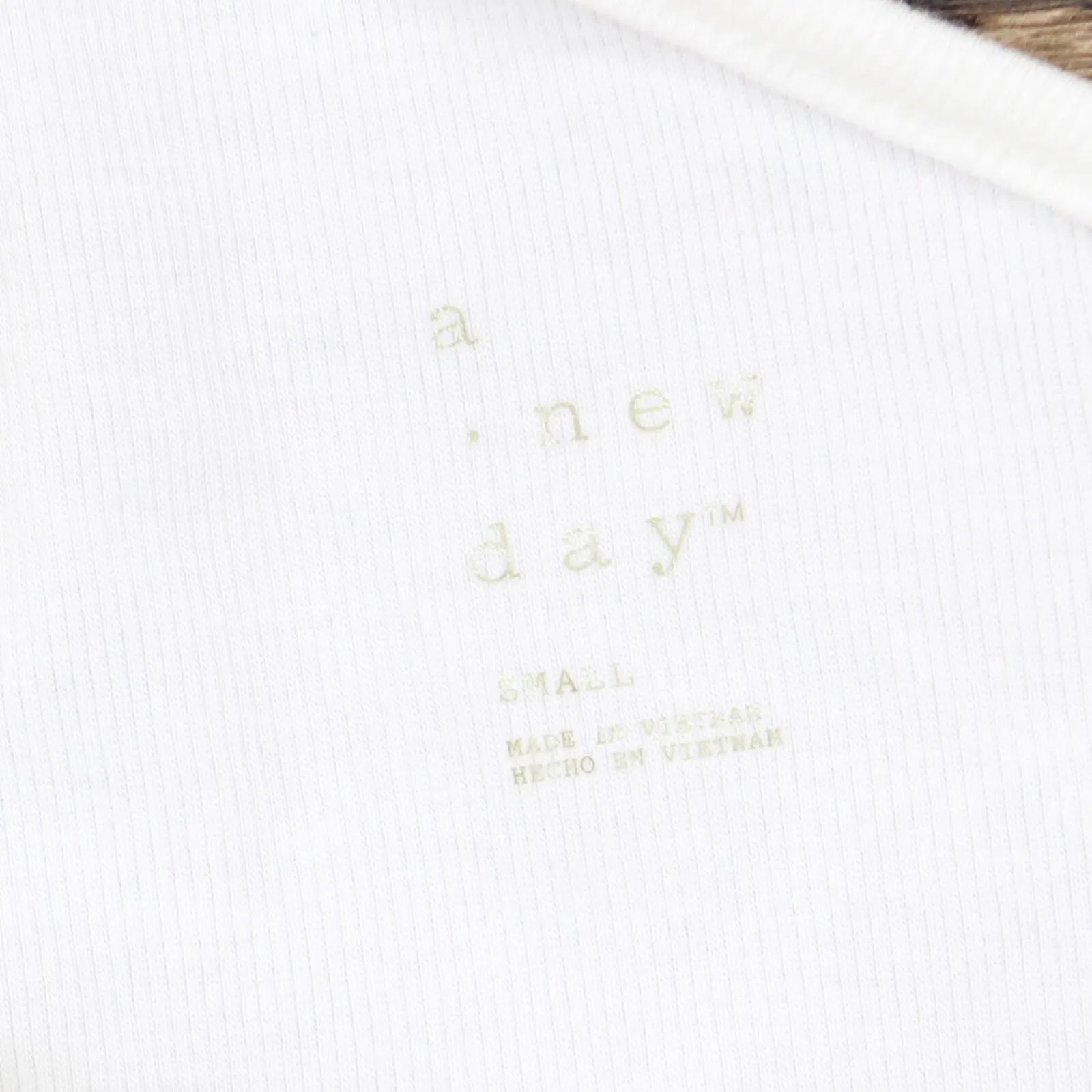 A New Day Women's Slim Fit One Shoulder Tank Top White S
