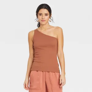 A New Day Women's Slim Fit One Shoulder Tank Top