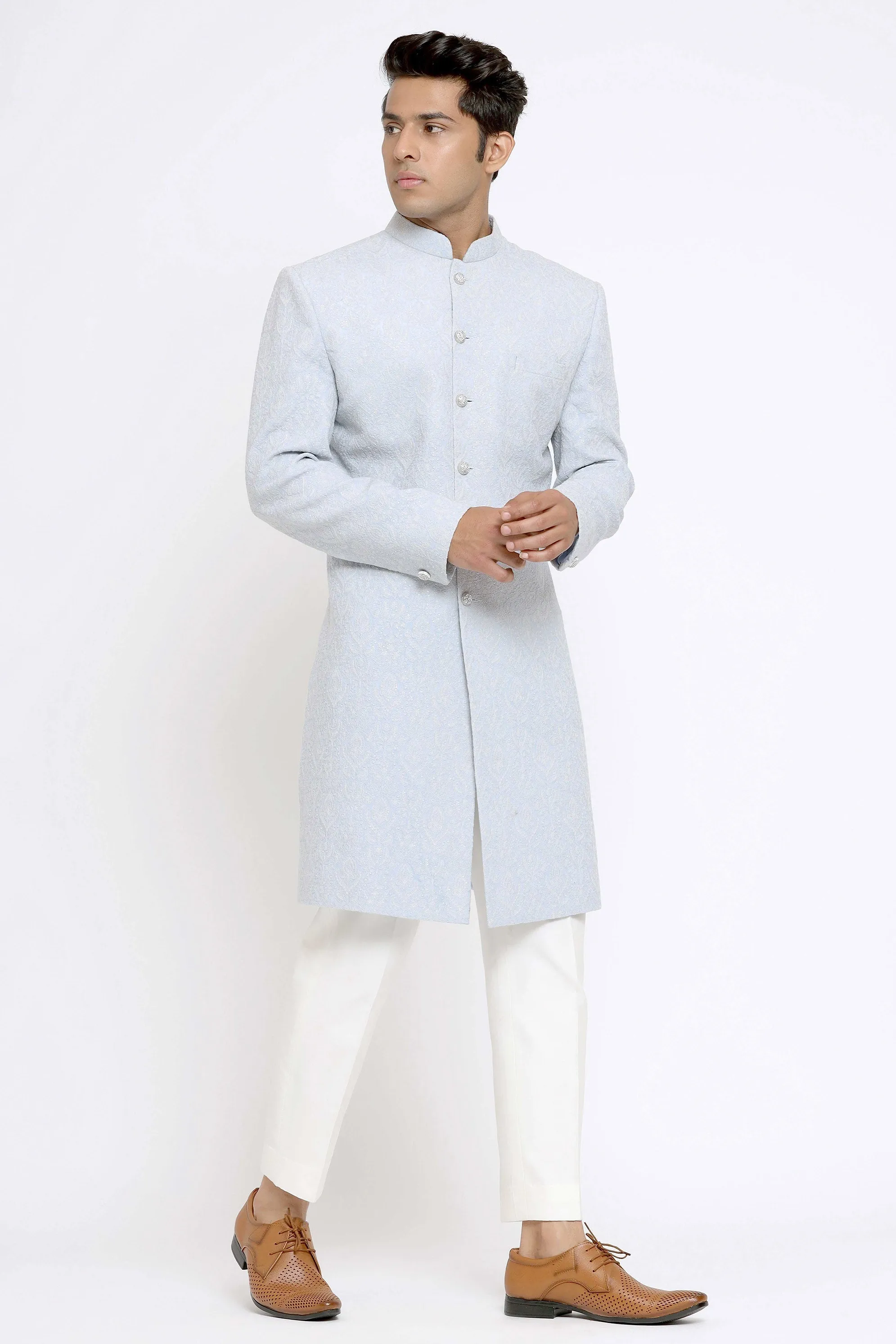 Aditya Sherwani (Blue)
