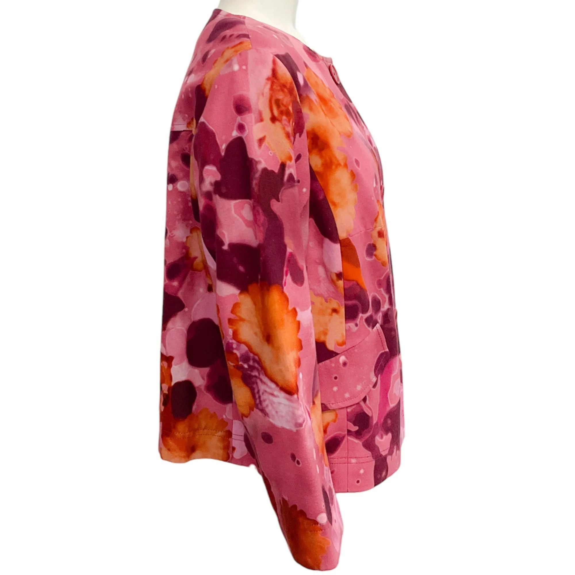 Akris Punto Pink Floral Jacket