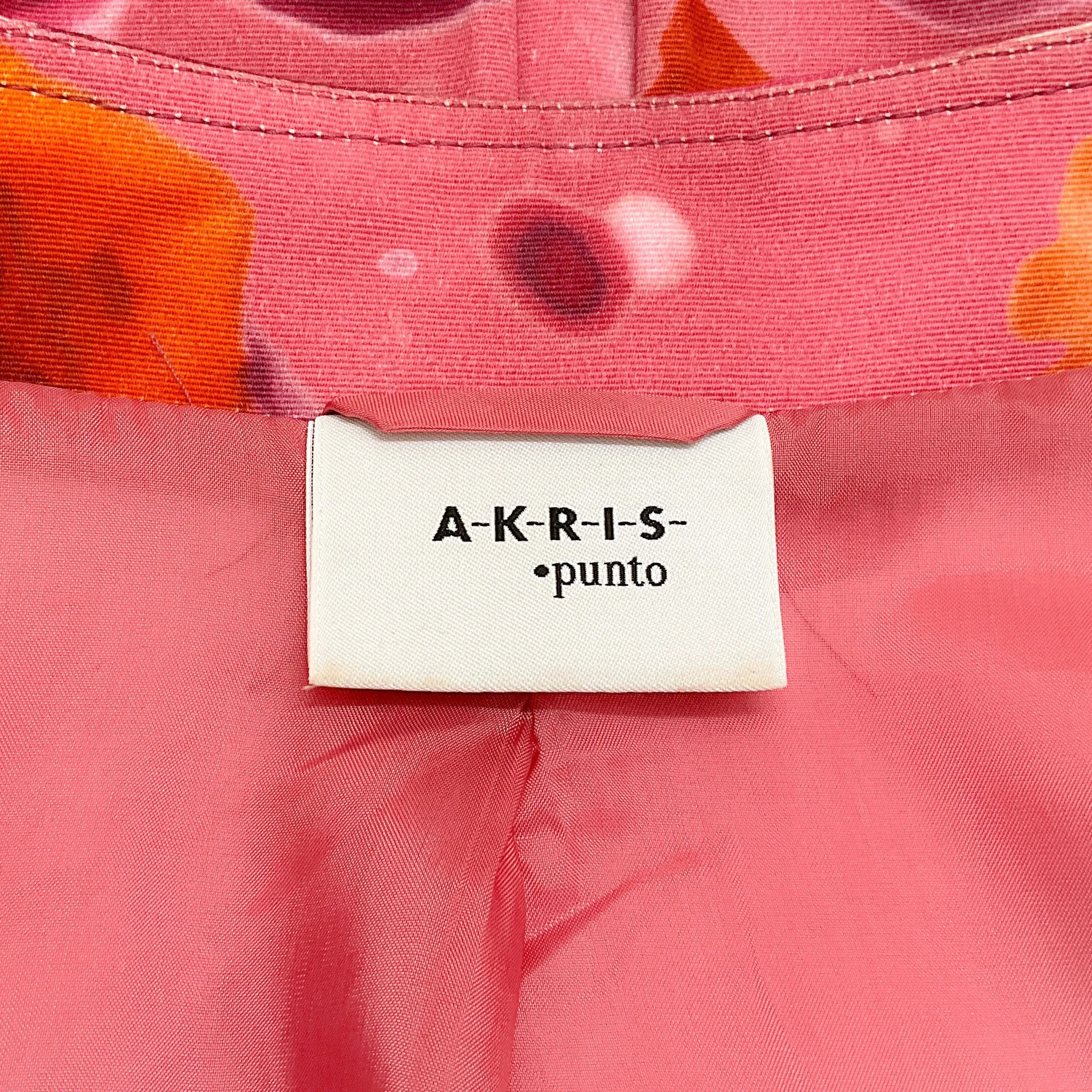 Akris Punto Pink Floral Jacket