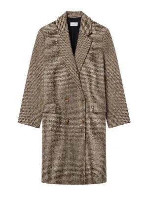 A.L.C. Tanner Coat in Cream/Brown