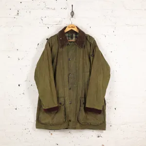Barbour Border Wax Jacket - Green - XL