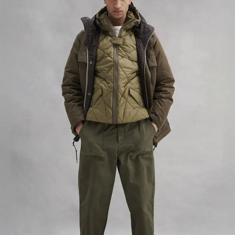 BARBOUR Durham Re-engineered Wax Jacket in Beech