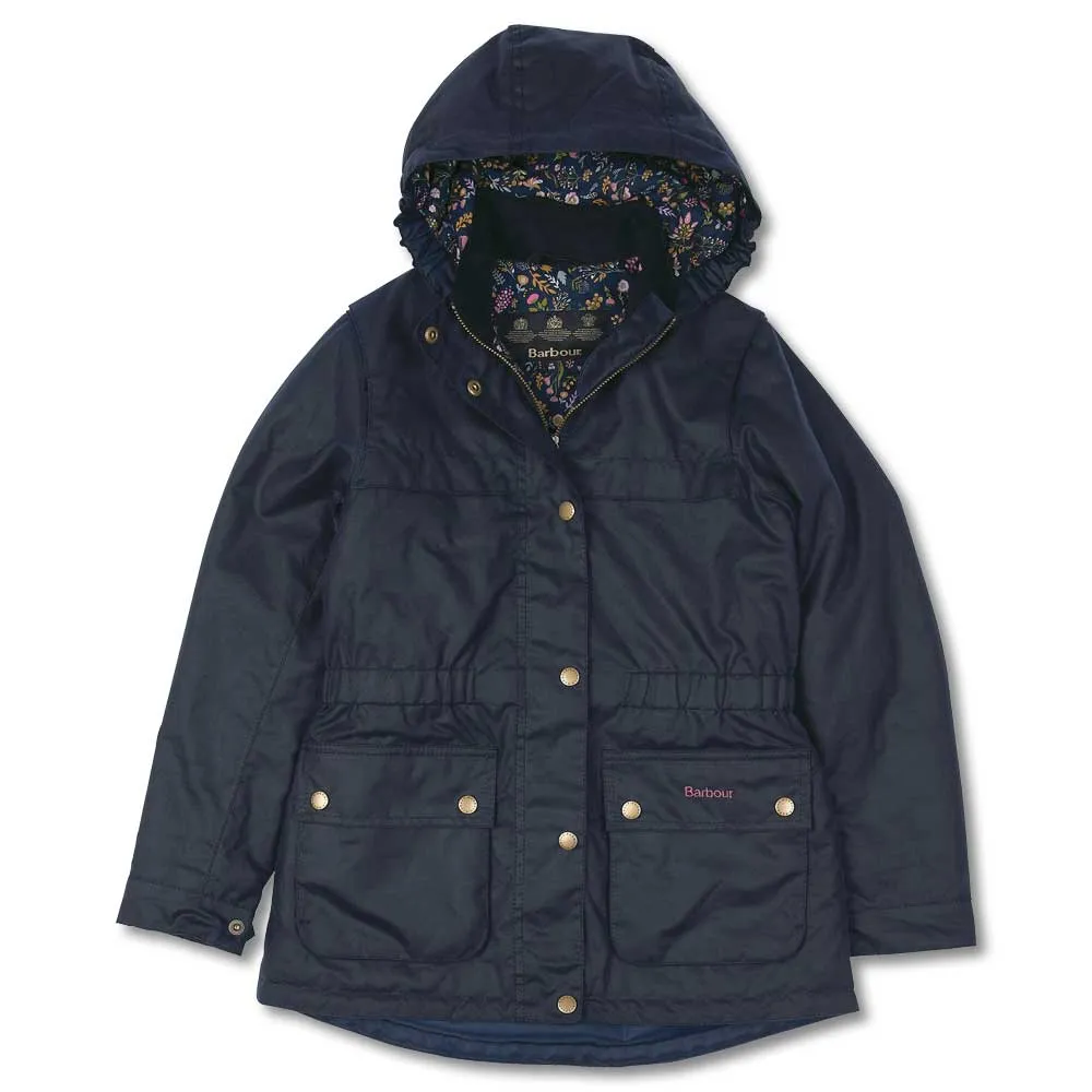 Barbour Girls Cassley Wax Jacket