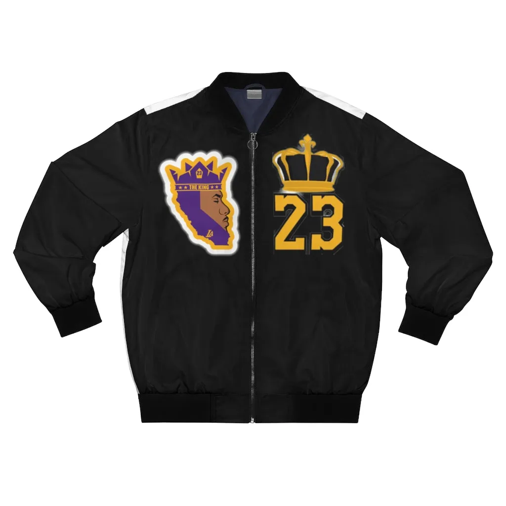 Black Custom 23 King Men's AOP Bomber Jacket