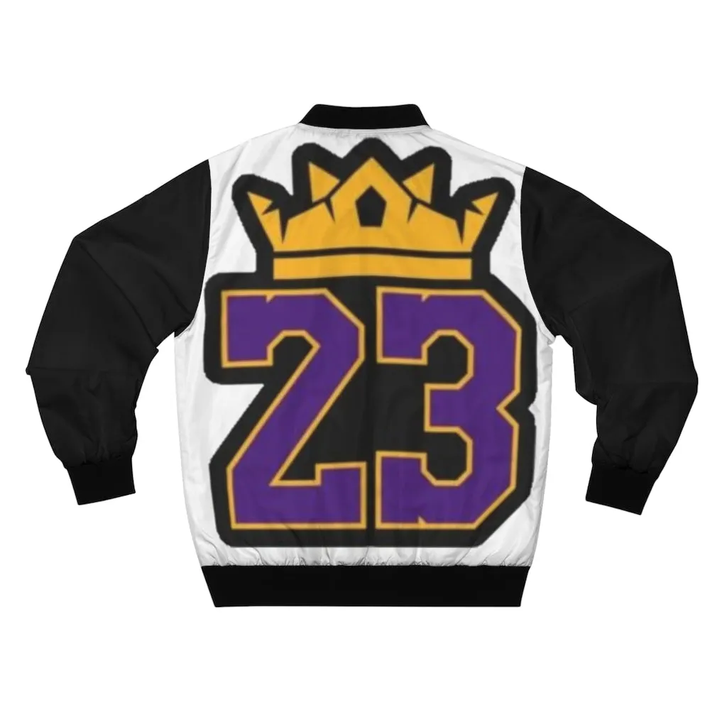Black Custom 23 King Men's AOP Bomber Jacket