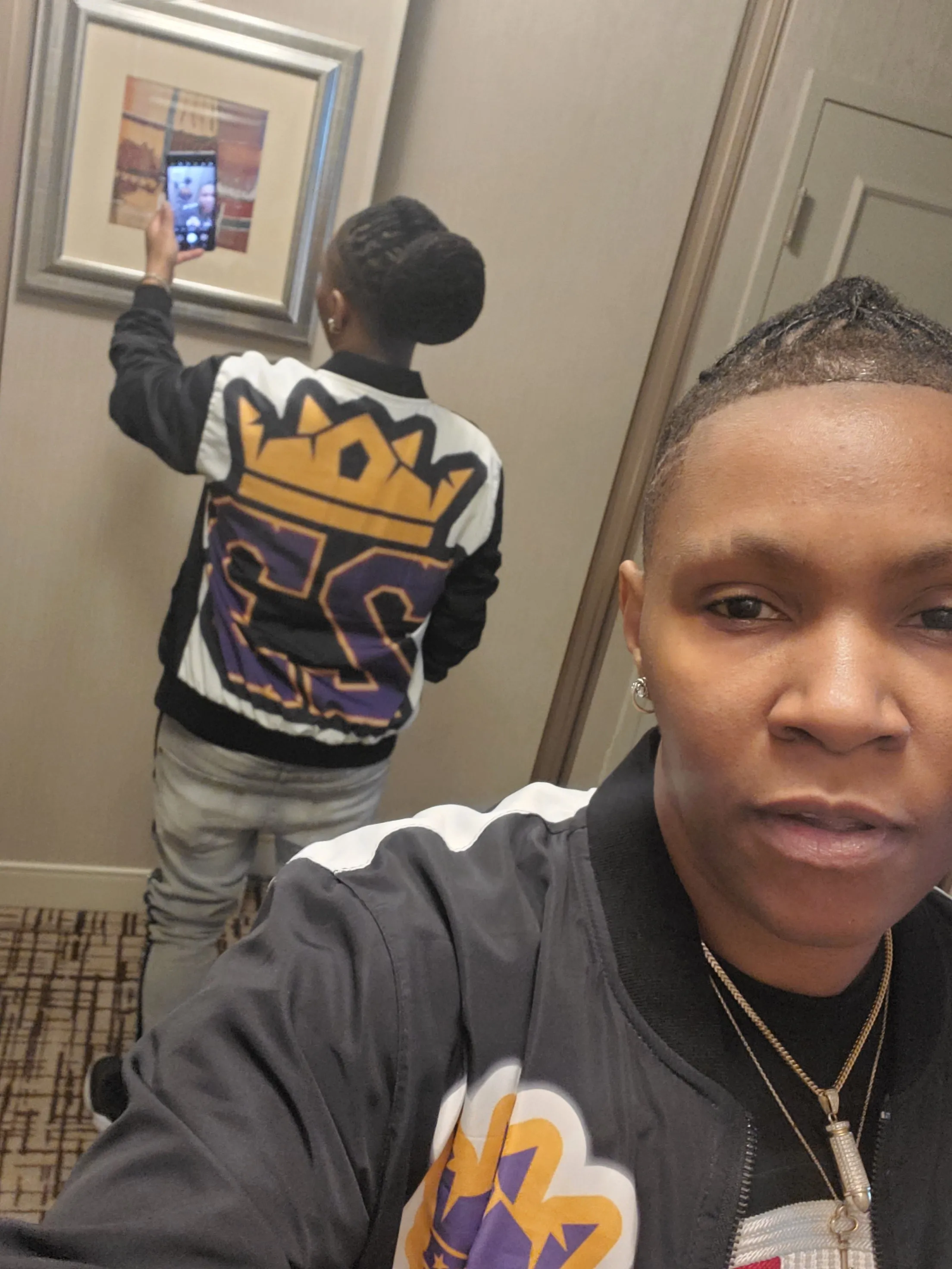 Black Custom 23 King Men's AOP Bomber Jacket