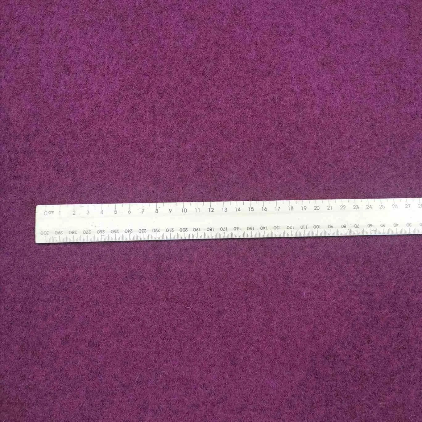 Boiled Australian Merino Wool in Currant - 1.15m remnant piece