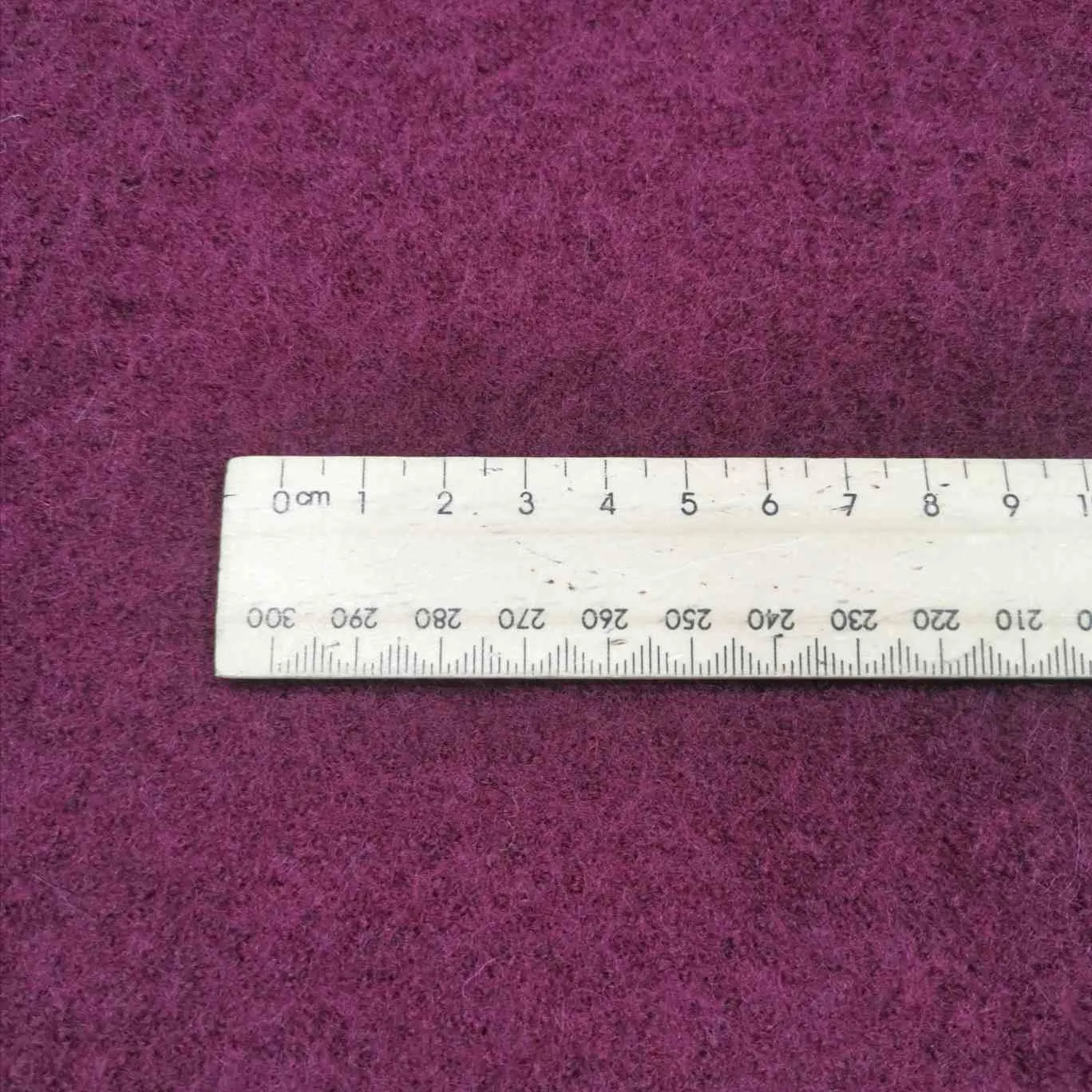 Boiled Australian Merino Wool in Currant - 1.15m remnant piece