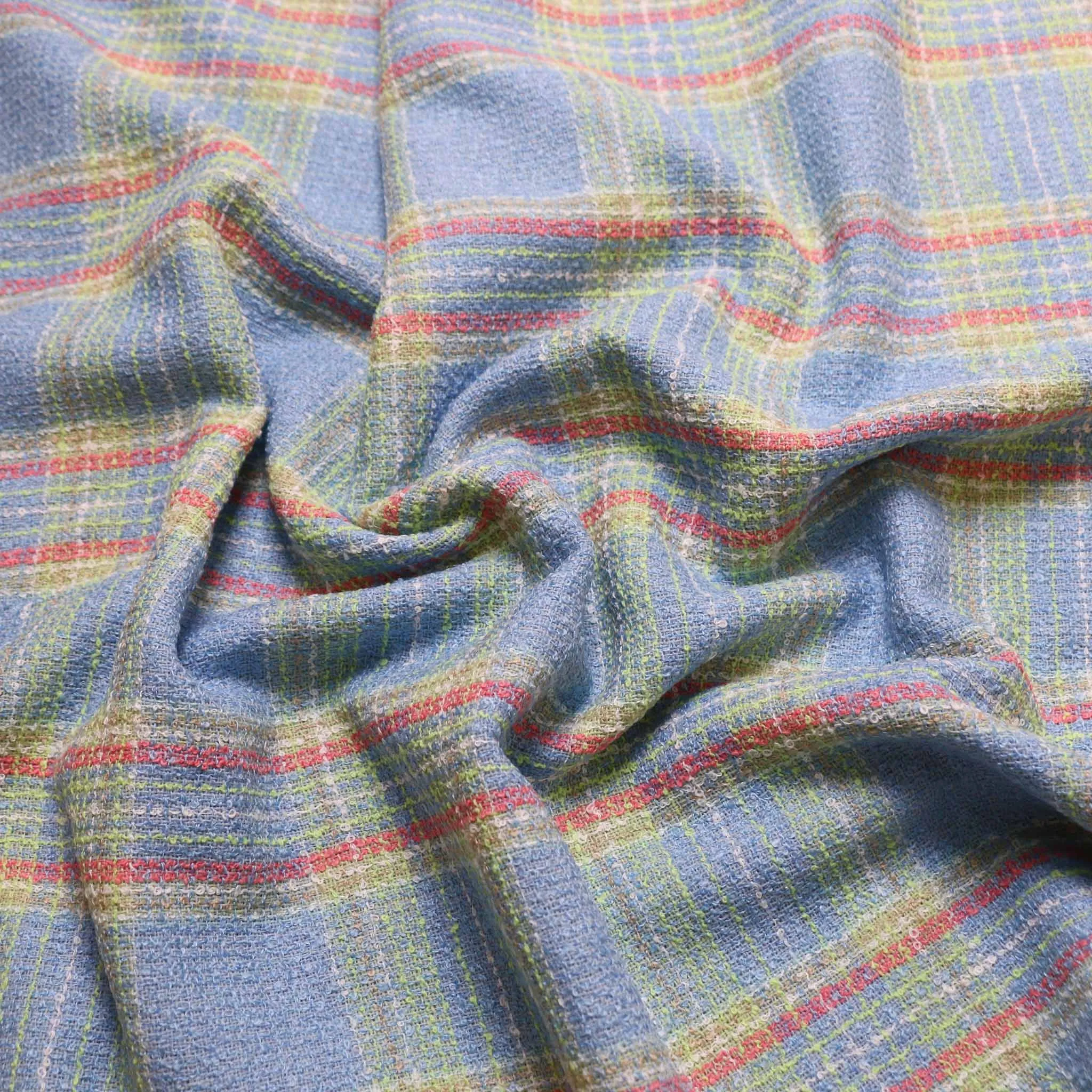 Boucle fabric - Pale blue