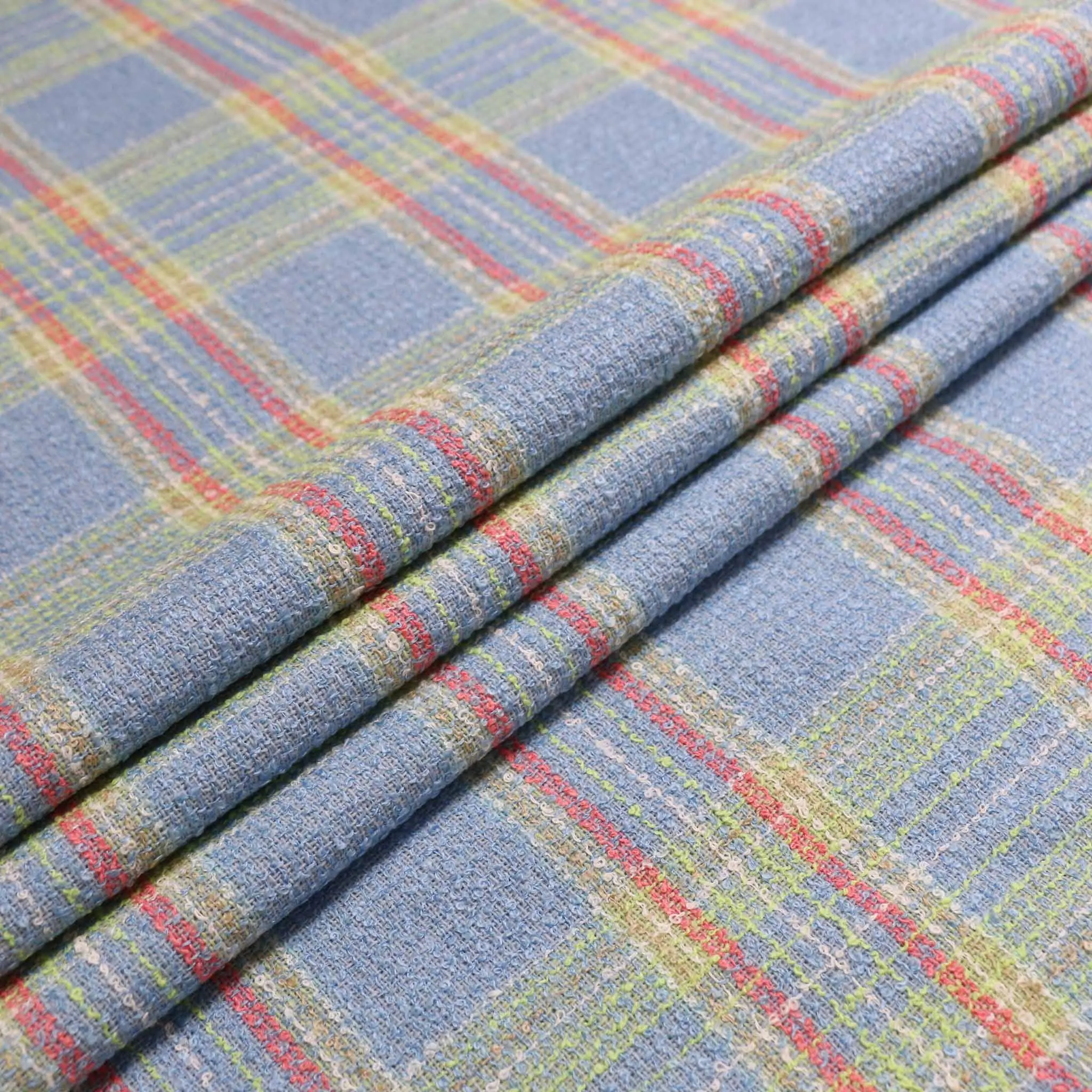 Boucle fabric - Pale blue