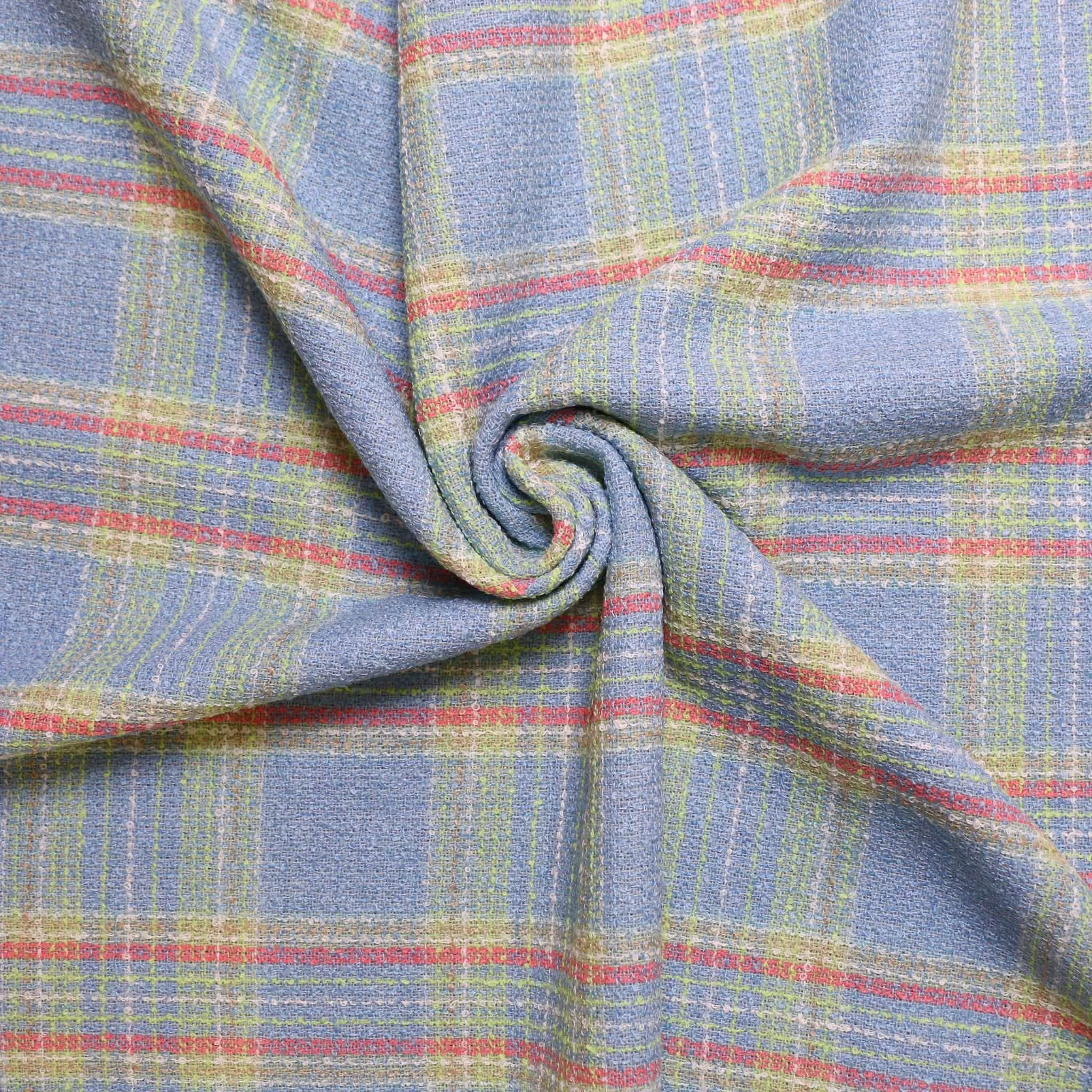 Boucle fabric - Pale blue