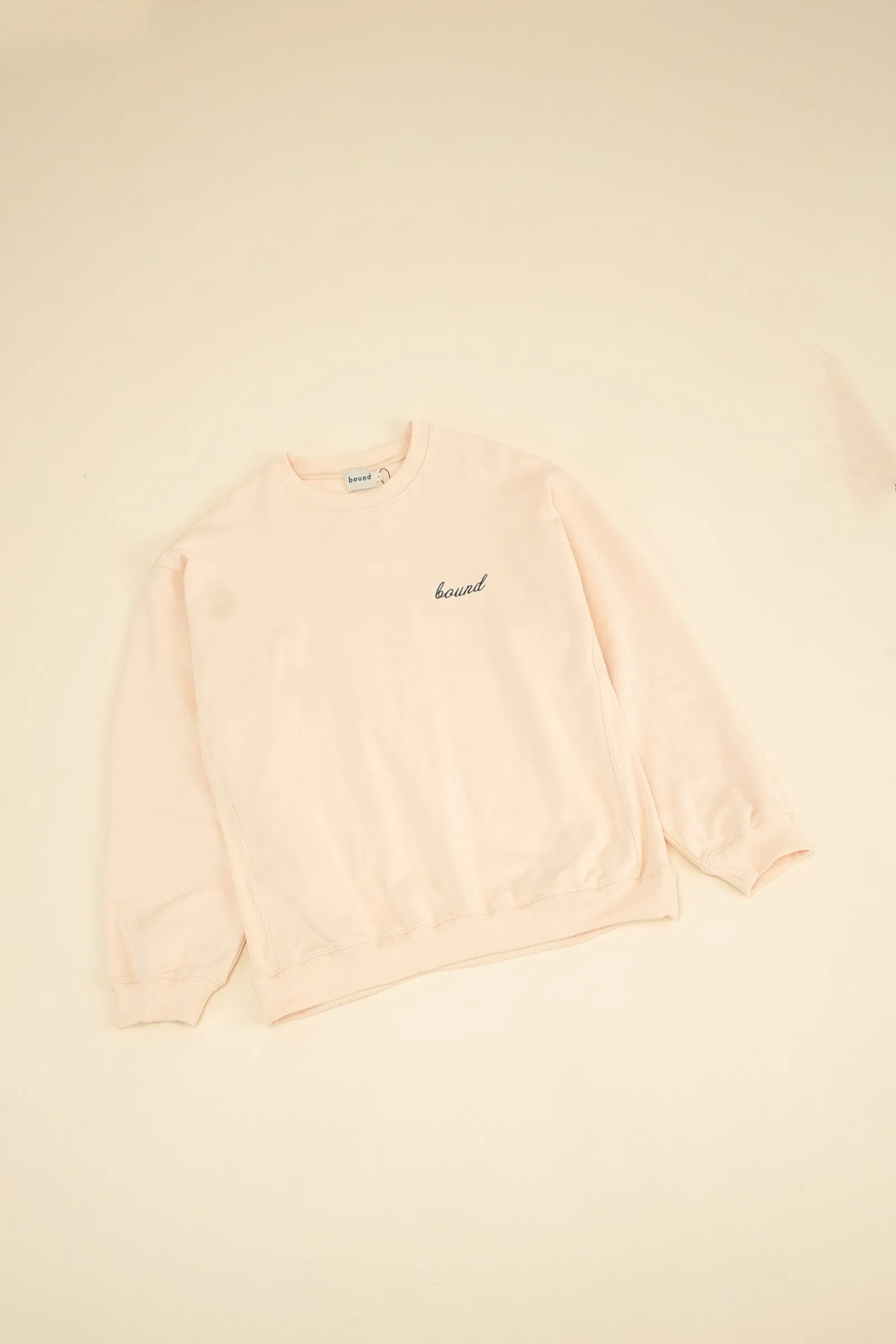 bound Cream Premium Script Sweater