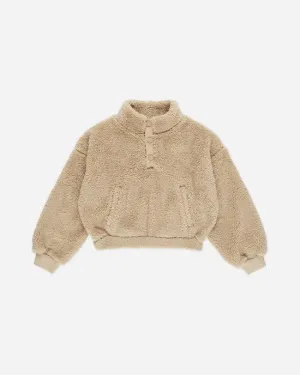 Boys Sweaters| Quarter Zip Pullover- Gold | Rylee and Cru
