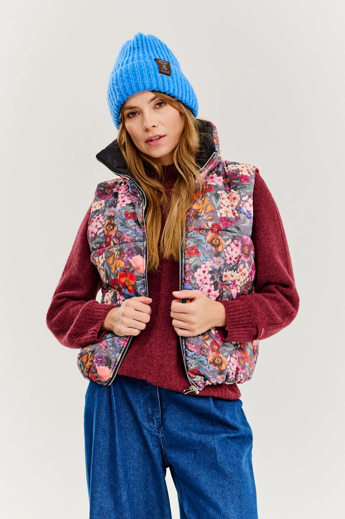 Burgundy Bliss half turtleneck sweater