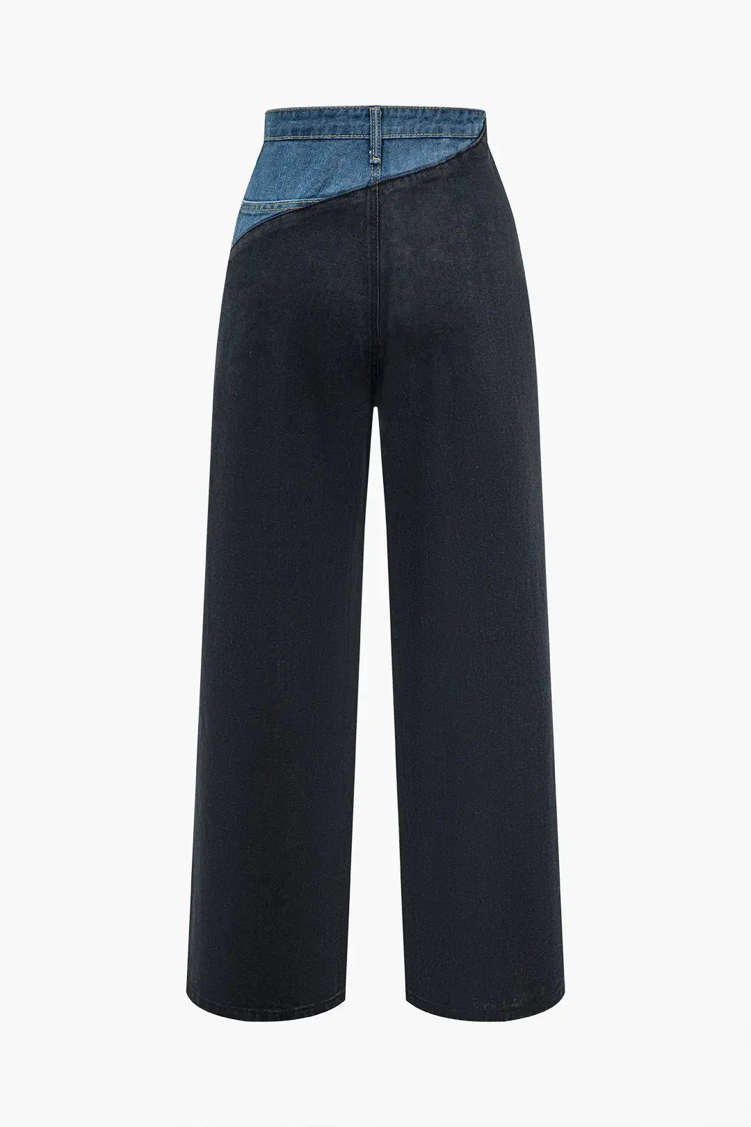 Callie - Patchwork Color Block Woman's Denim Jeans