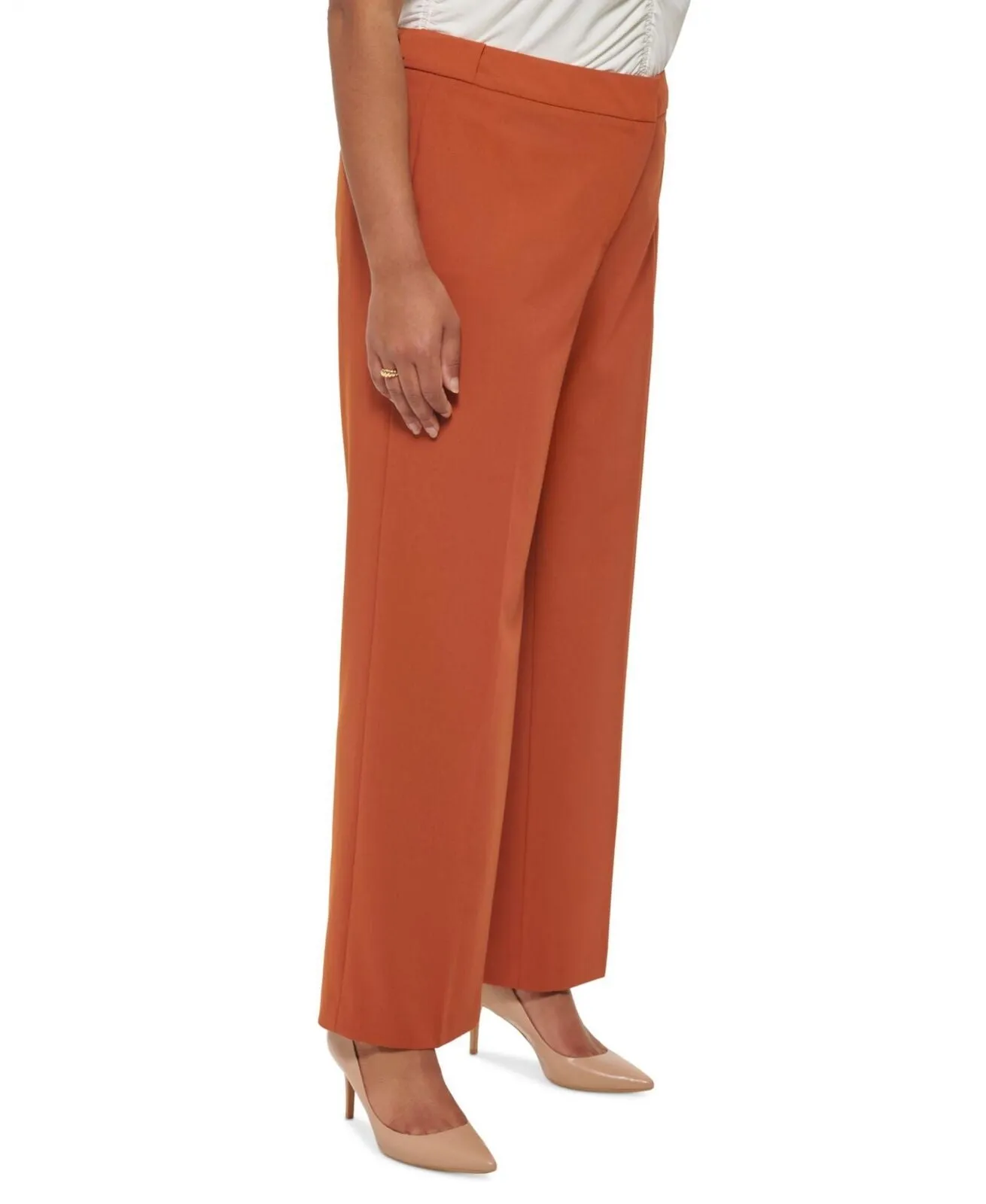 Calvin Klein Womens Plus Size Lux Highline Pants X24PL841