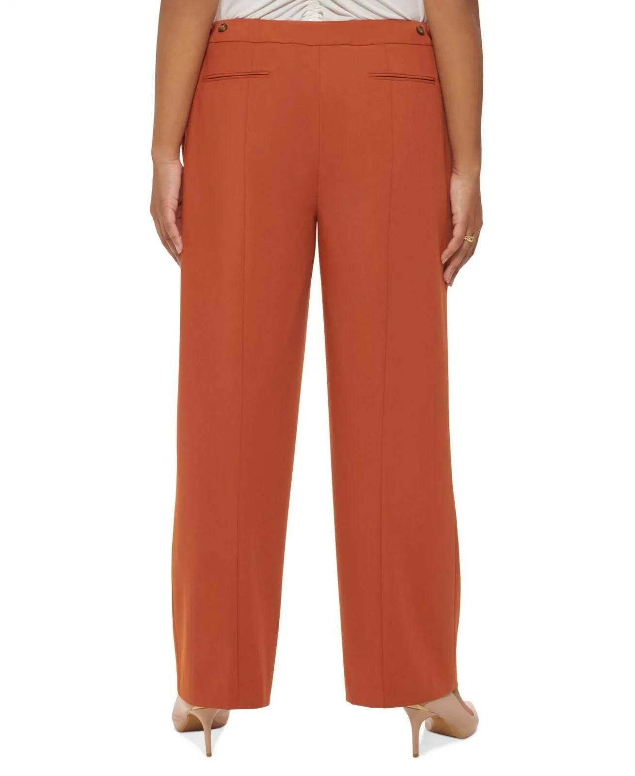 Calvin Klein Womens Plus Size Lux Highline Pants X24PL841