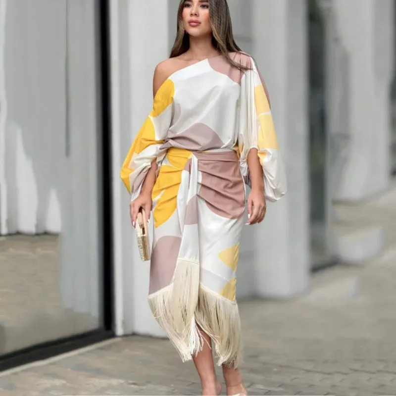 Casual Two-Piece Dress Set