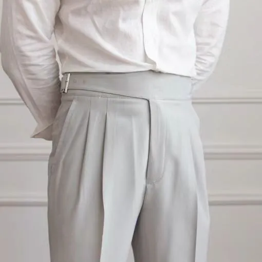 Charles - Classic Pleated Trousers