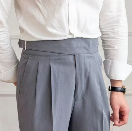 Charles - Classic Pleated Trousers