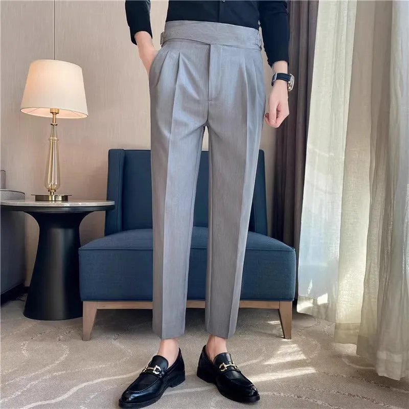 Charles - Classic Pleated Trousers
