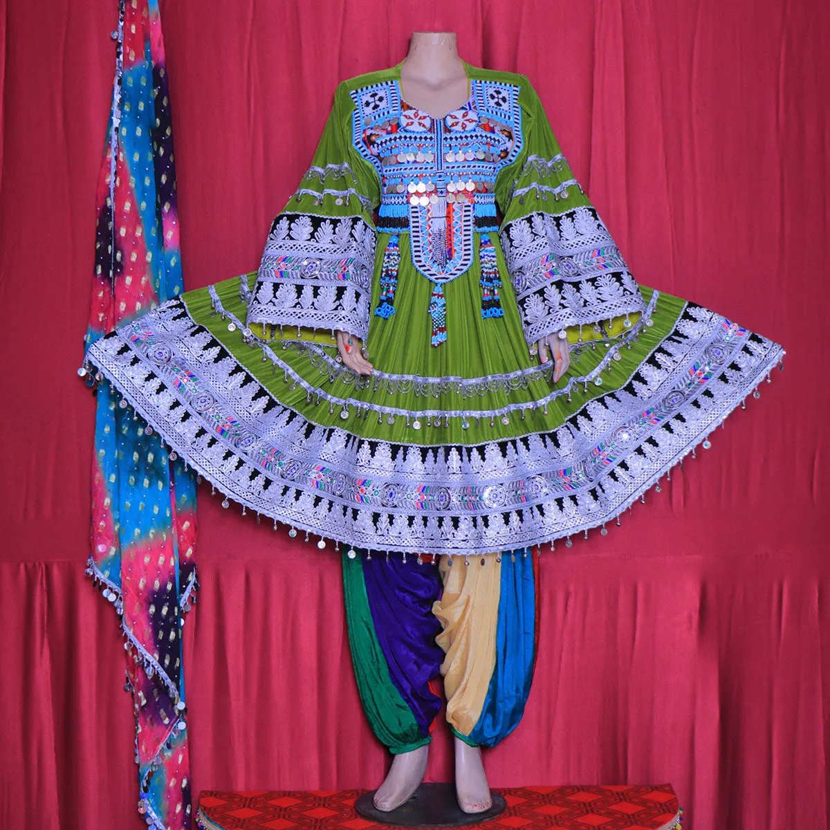 Colorful Khaama Dress Nk-293