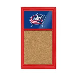 Columbus Blue Jackets: Cork Note Board