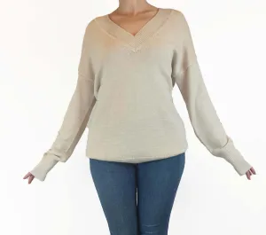 Country Road cream 100% wool knit jumper size S (as new with tags)