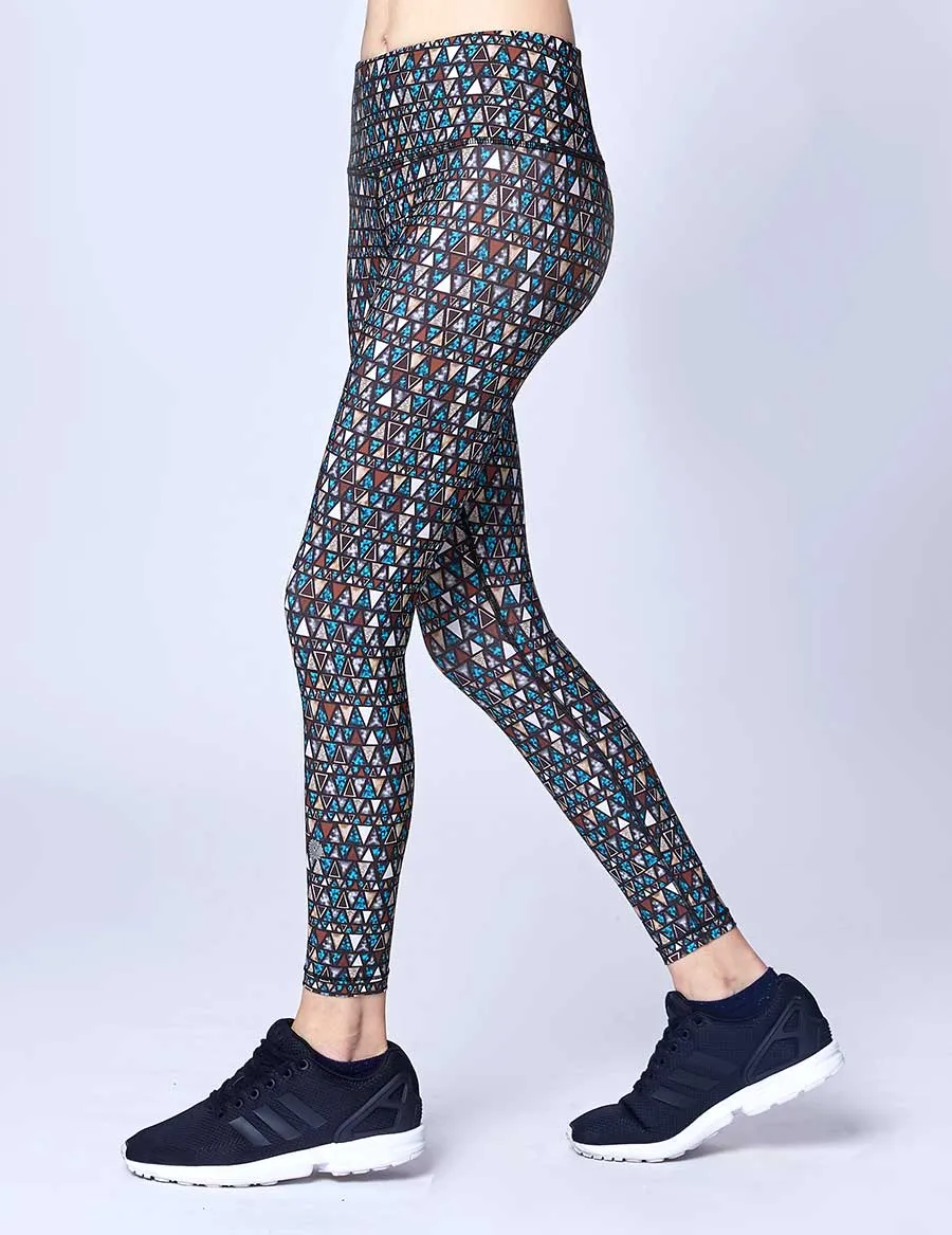 easyoga Lespiro Brisk Swift Leggings1 - F80 Colorful Brick
