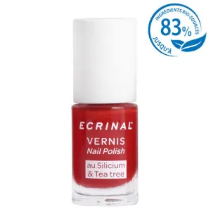 Ecrinal Silicium   Tea Tree Nail Polish 5 ml – Colour: Passion Red