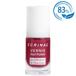 Ecrinal Silicium   Tea Tree Nail Polish 5 ml – Colour: Prune