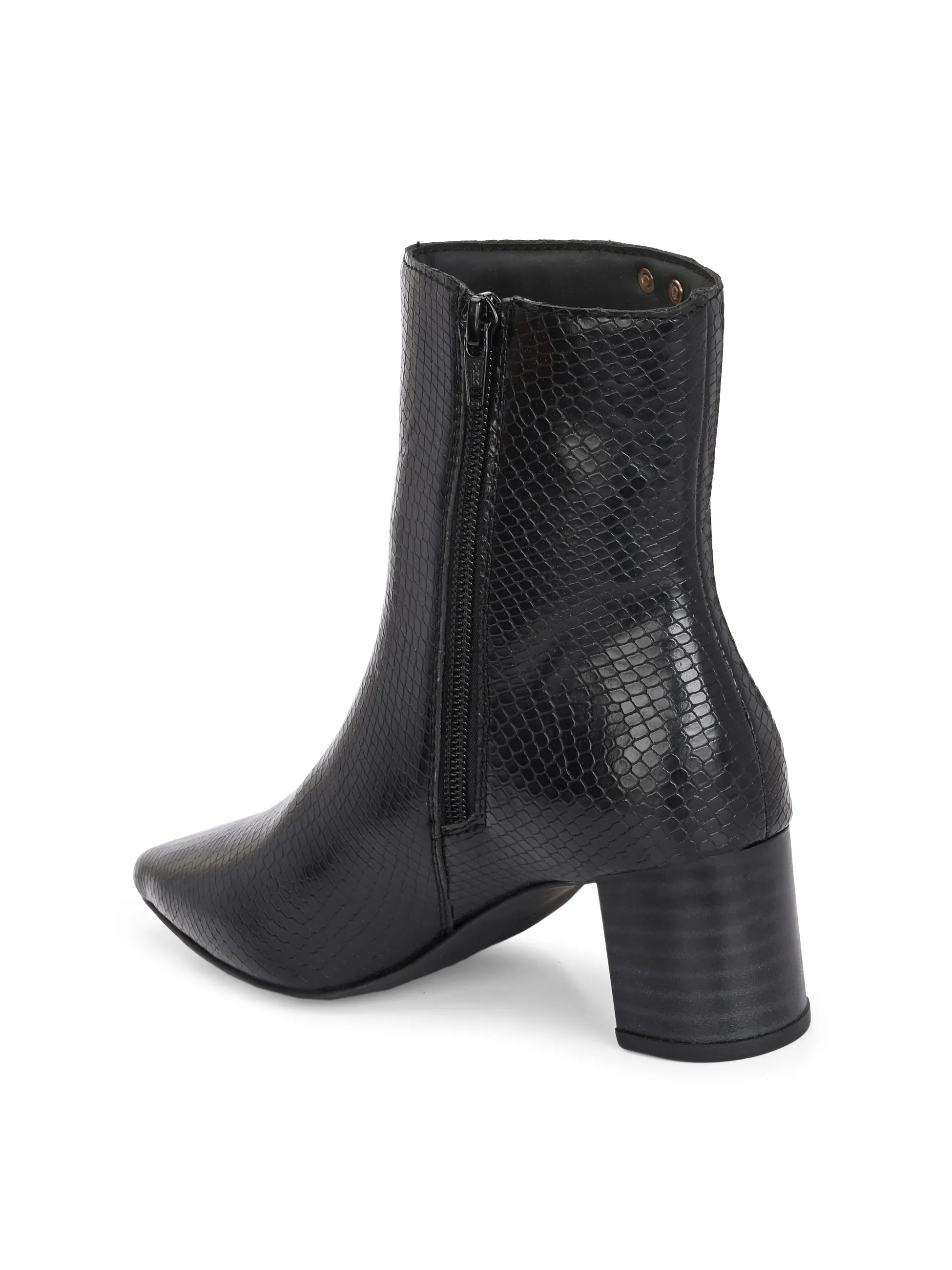 El Paso Women Faux Leather Casual Chelsea Boots