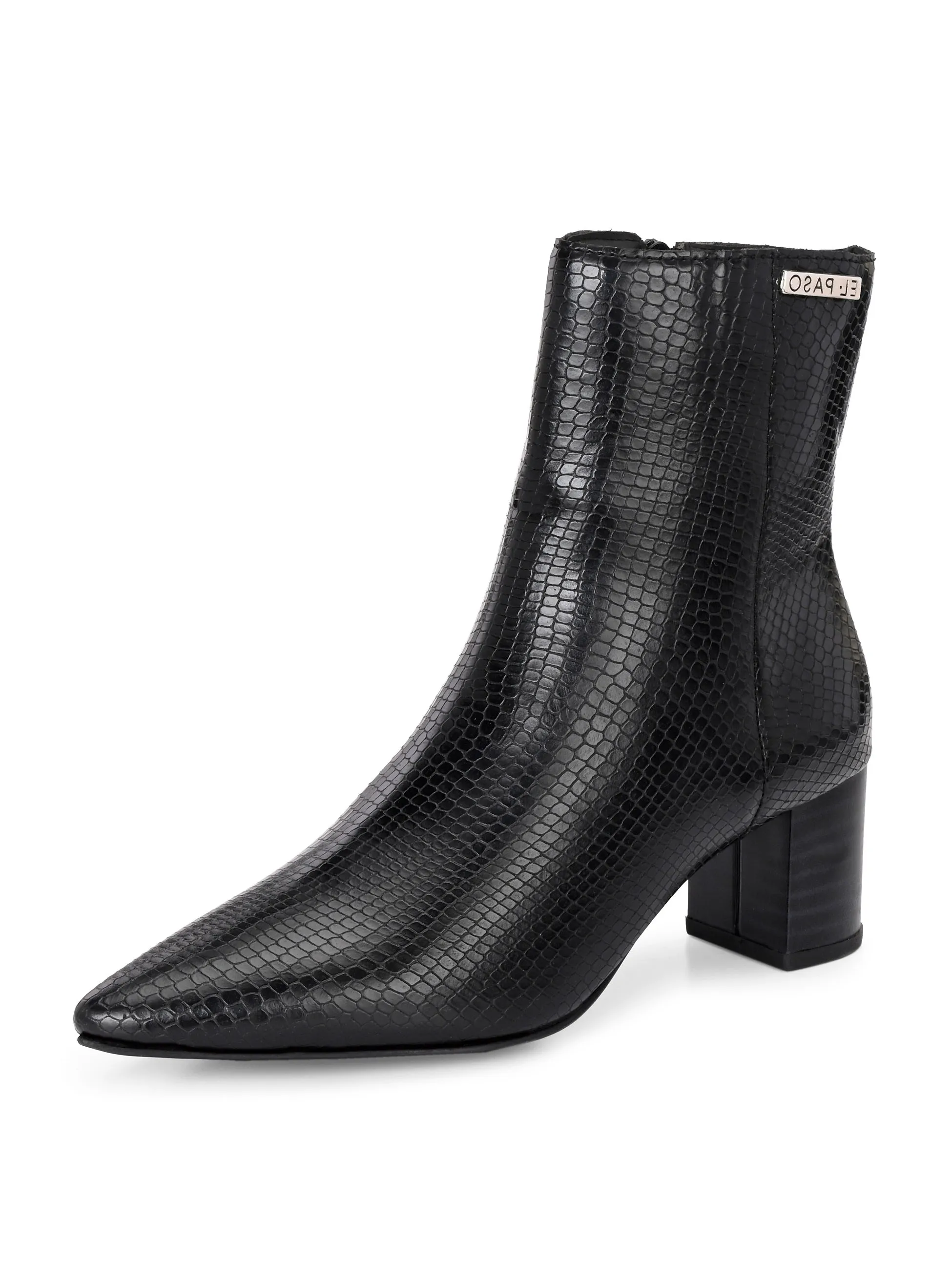 El Paso Women Faux Leather Casual Chelsea Boots