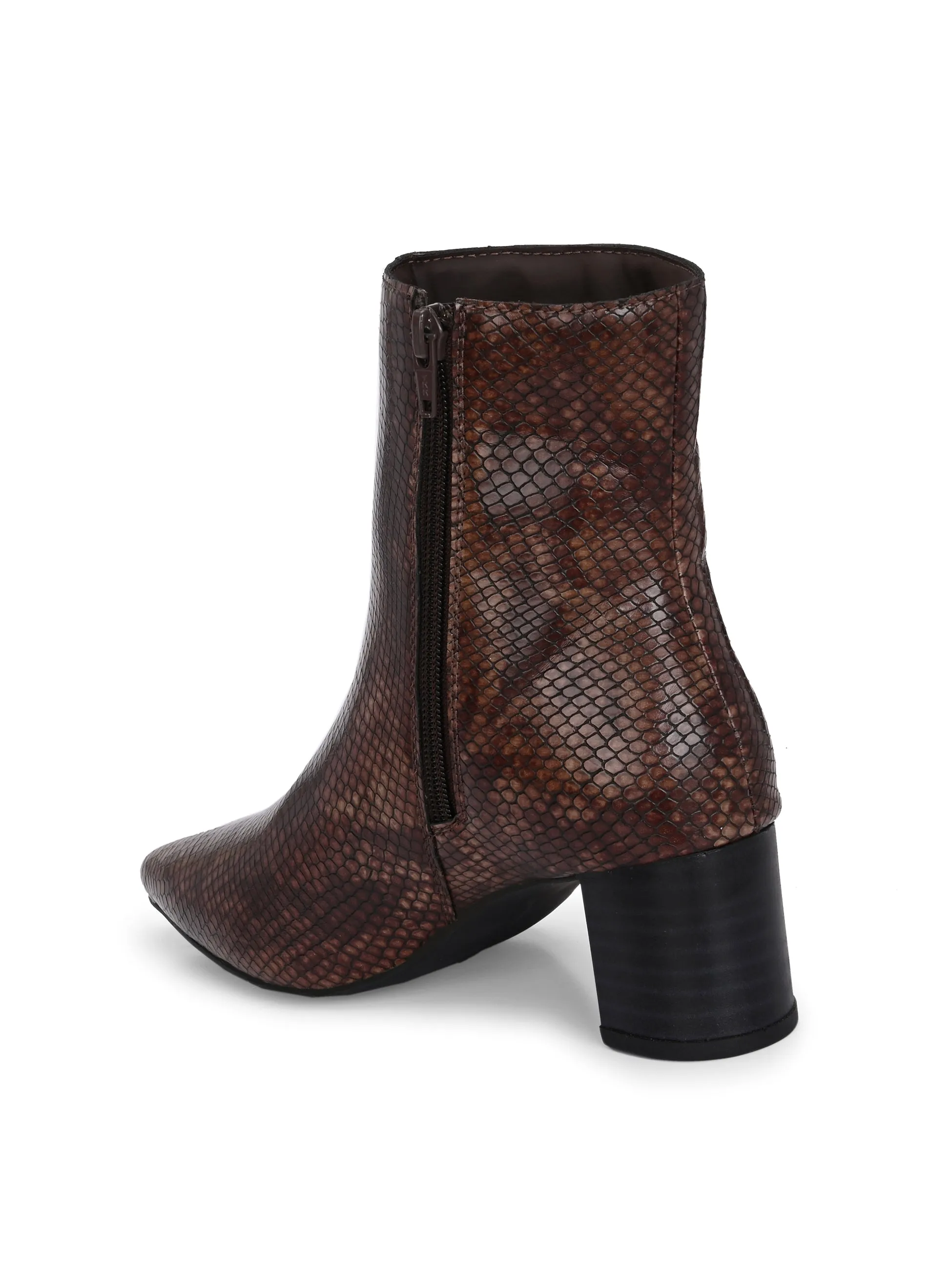 El Paso Women Faux Leather Casual Chelsea Boots