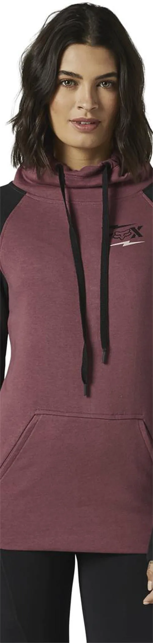 FOX WOMENS CLEAN UP PULLOVER FLEECE HOODY [PURPLE HAZE] XS