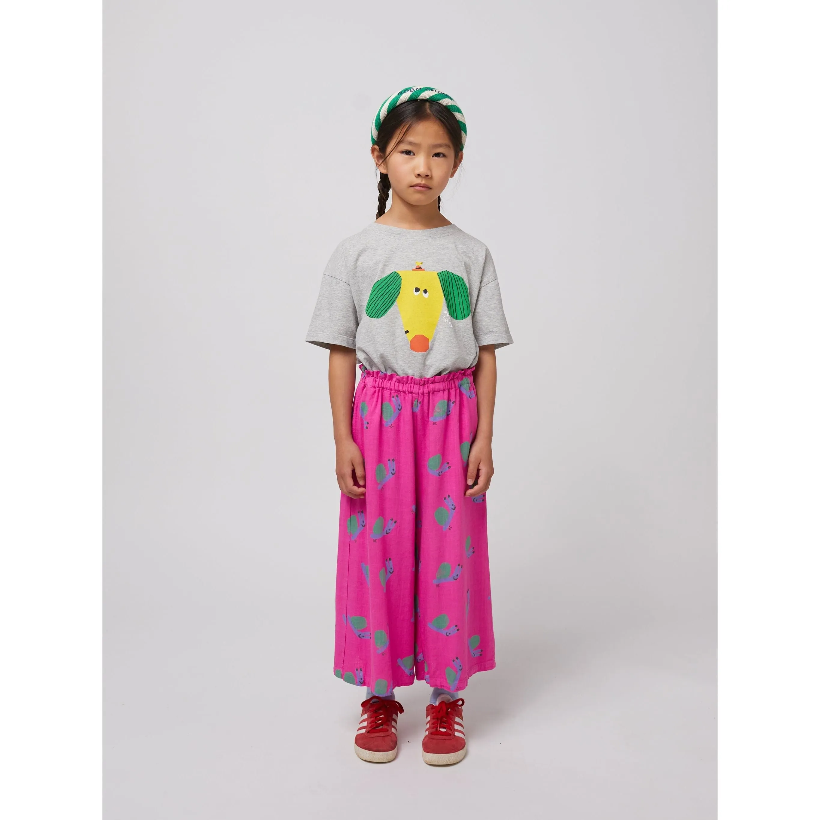 Funny Snail All Over Woven Culotte Pants