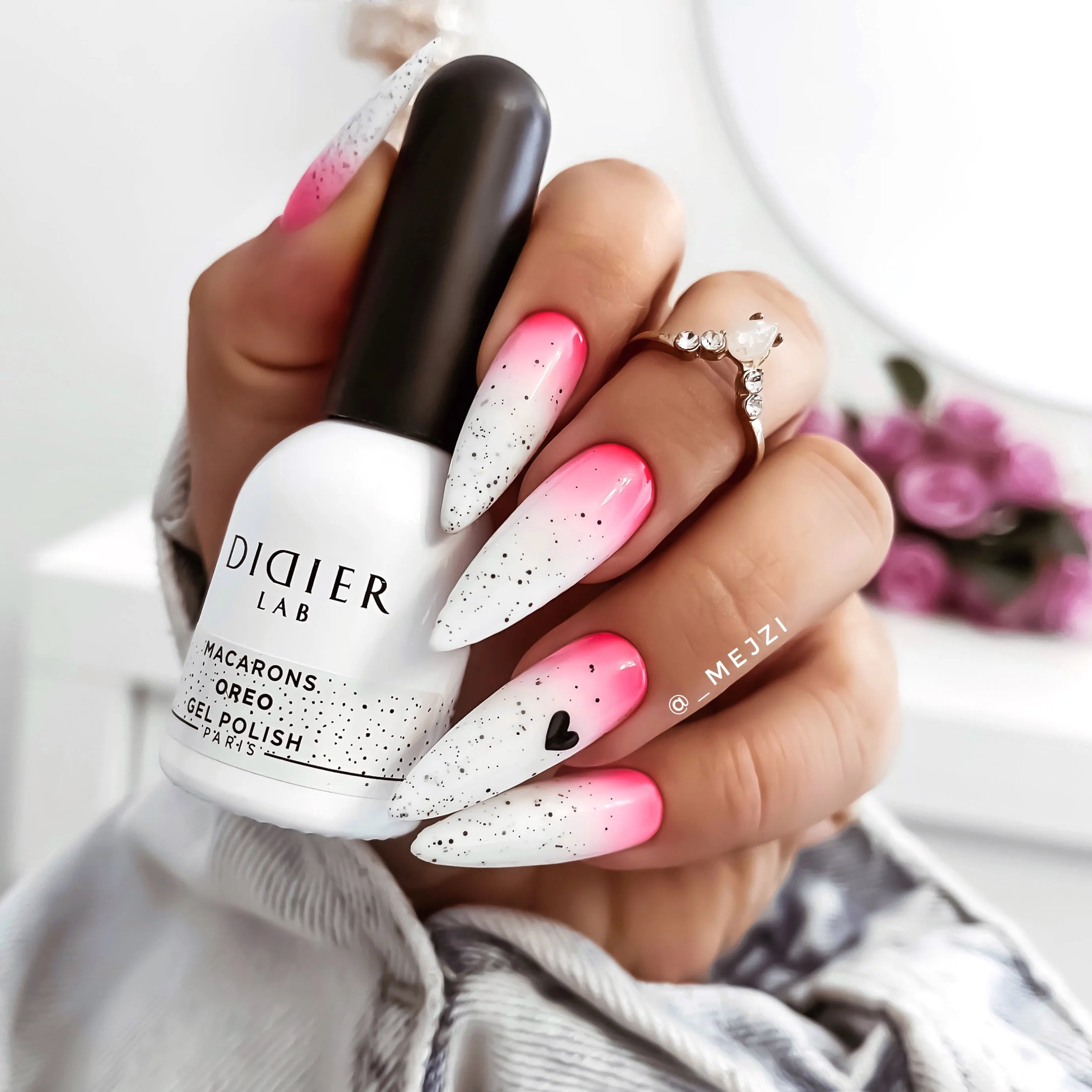 Gel Polish Macarons, Didier Lab, Oreo