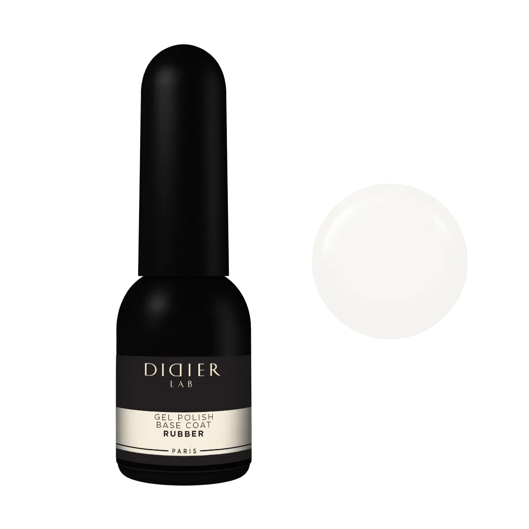 Gel Polish Rubber Base Coat, Didier Lab, Transparent, 10 ml