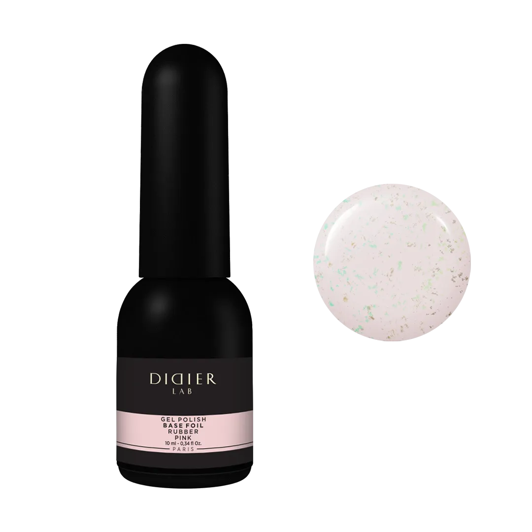 Gel Polish Rubber Base Foil, Pink 10 ml