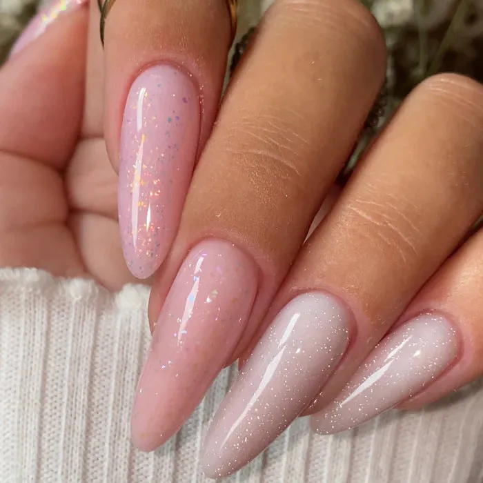Gel Polish Rubber Base Foil, Powder Pink 10 ml