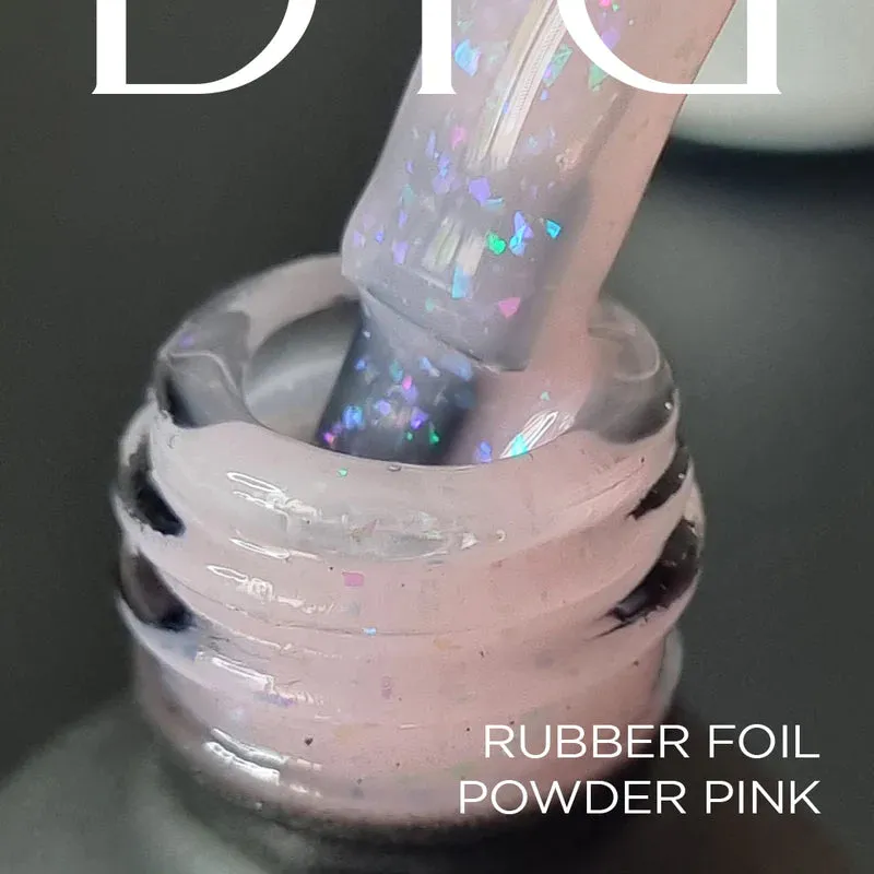 Gel Polish Rubber Base Foil, Powder Pink 10 ml