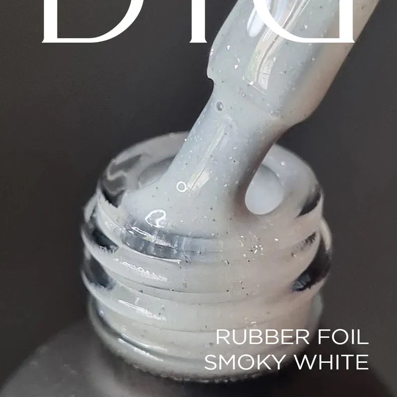 Gel Polish Rubber Base Foil, Smoky White 10 ml