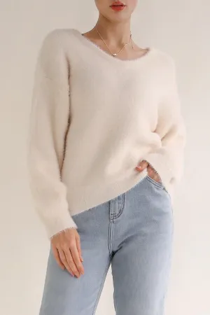 Gentle Lover Sweater - White